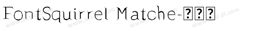 FontSquirrel Matche字体转换